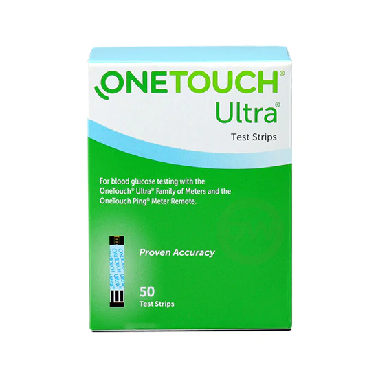 OneTouch Ultra Blue Blood Glucose Test Strips, featuring cutting-edge DoubleSure® technology that automatically checks each blood sample twice, ensuring accuracy and reliability in your results